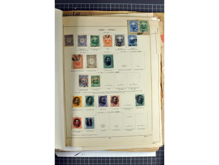 SÜDAMERIKA: 1859/1982, vorwiegend gestempelte Sammlung mit Chile, Venezuela, Bolivien mit Mi.-Nr. 4 gestempelt,  außerdem Kol