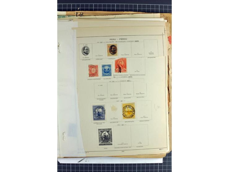 SÜDAMERIKA: 1859/1982, vorwiegend gestempelte Sammlung mit Chile, Venezuela, Bolivien mit Mi.-Nr. 4 gestempelt,  außerdem Kol