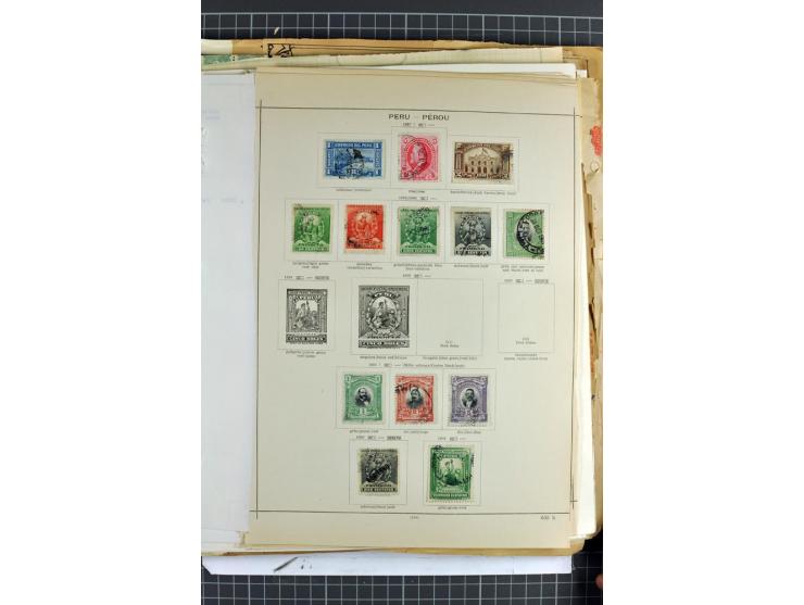 SÜDAMERIKA: 1859/1982, vorwiegend gestempelte Sammlung mit Chile, Venezuela, Bolivien mit Mi.-Nr. 4 gestempelt,  außerdem Kol