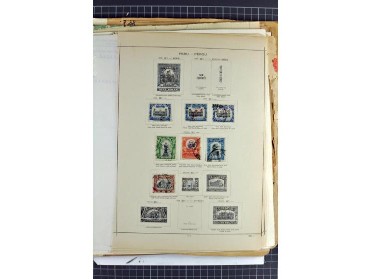 SÜDAMERIKA: 1859/1982, vorwiegend gestempelte Sammlung mit Chile, Venezuela, Bolivien mit Mi.-Nr. 4 gestempelt,  außerdem Kol