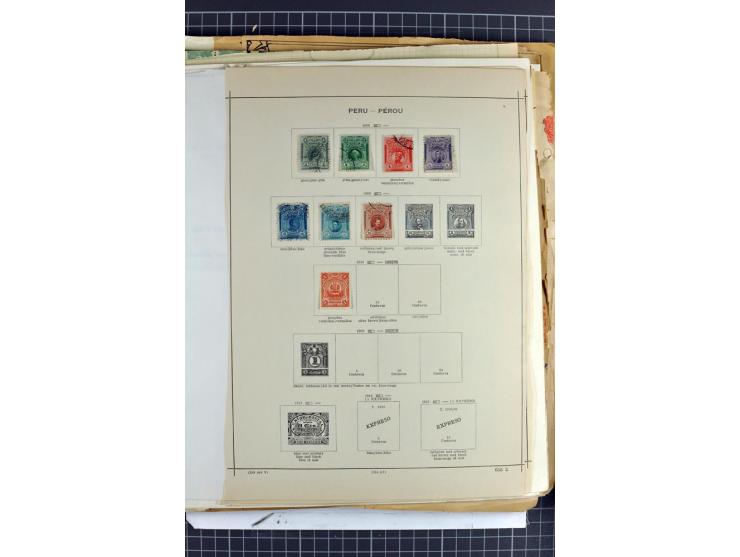 SÜDAMERIKA: 1859/1982, vorwiegend gestempelte Sammlung mit Chile, Venezuela, Bolivien mit Mi.-Nr. 4 gestempelt,  außerdem Kol