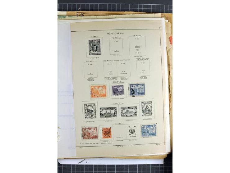 SÜDAMERIKA: 1859/1982, vorwiegend gestempelte Sammlung mit Chile, Venezuela, Bolivien mit Mi.-Nr. 4 gestempelt,  außerdem Kol