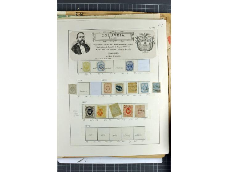 SÜDAMERIKA: 1859/1982, vorwiegend gestempelte Sammlung mit Chile, Venezuela, Bolivien mit Mi.-Nr. 4 gestempelt,  außerdem Kol