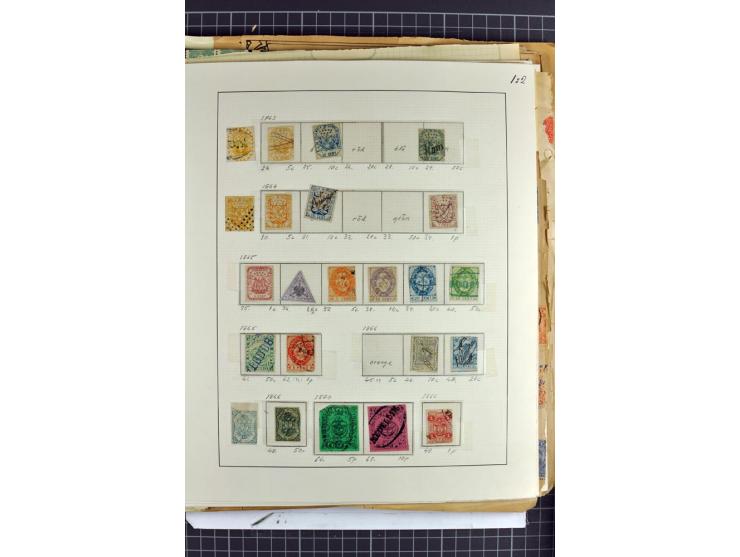 SÜDAMERIKA: 1859/1982, vorwiegend gestempelte Sammlung mit Chile, Venezuela, Bolivien mit Mi.-Nr. 4 gestempelt,  außerdem Kol