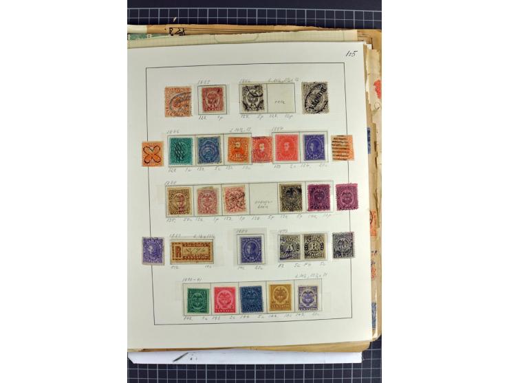 SÜDAMERIKA: 1859/1982, vorwiegend gestempelte Sammlung mit Chile, Venezuela, Bolivien mit Mi.-Nr. 4 gestempelt,  außerdem Kol