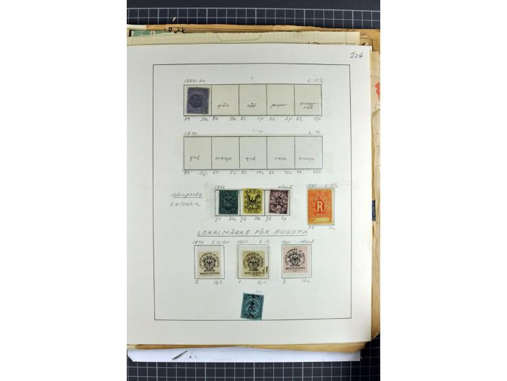SÜDAMERIKA: 1859/1982, vorwiegend gestempelte Sammlung mit Chile, Venezuela, Bolivien mit Mi.-Nr. 4 gestempelt,  außerdem Kol