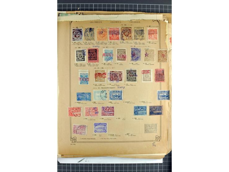 SÜDAMERIKA: 1859/1982, vorwiegend gestempelte Sammlung mit Chile, Venezuela, Bolivien mit Mi.-Nr. 4 gestempelt,  außerdem Kol
