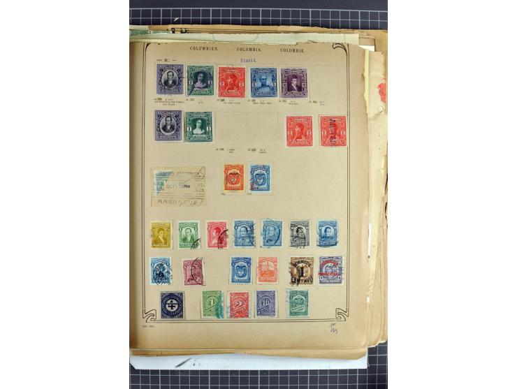 SÜDAMERIKA: 1859/1982, vorwiegend gestempelte Sammlung mit Chile, Venezuela, Bolivien mit Mi.-Nr. 4 gestempelt,  außerdem Kol