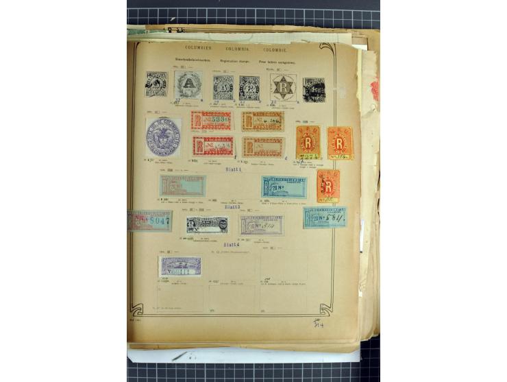 SÜDAMERIKA: 1859/1982, vorwiegend gestempelte Sammlung mit Chile, Venezuela, Bolivien mit Mi.-Nr. 4 gestempelt,  außerdem Kol