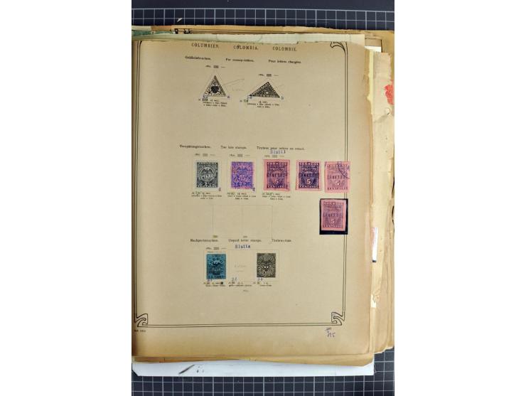 SÜDAMERIKA: 1859/1982, vorwiegend gestempelte Sammlung mit Chile, Venezuela, Bolivien mit Mi.-Nr. 4 gestempelt,  außerdem Kol