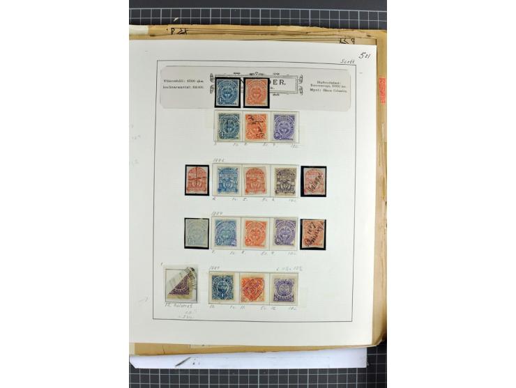 SÜDAMERIKA: 1859/1982, vorwiegend gestempelte Sammlung mit Chile, Venezuela, Bolivien mit Mi.-Nr. 4 gestempelt,  außerdem Kol