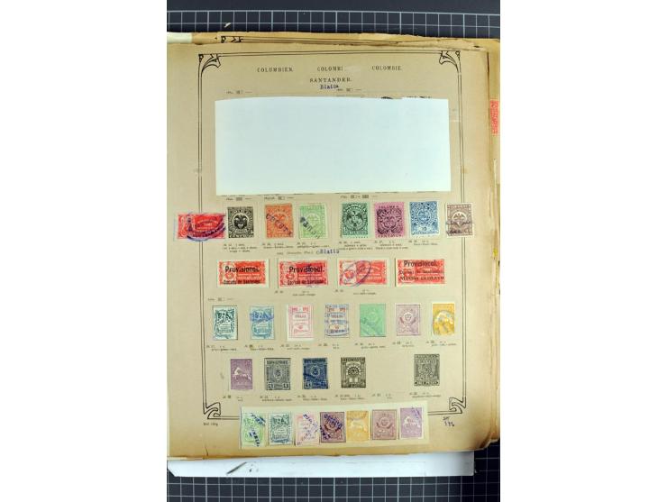 SÜDAMERIKA: 1859/1982, vorwiegend gestempelte Sammlung mit Chile, Venezuela, Bolivien mit Mi.-Nr. 4 gestempelt,  außerdem Kol