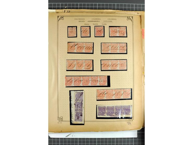 SÜDAMERIKA: 1859/1982, vorwiegend gestempelte Sammlung mit Chile, Venezuela, Bolivien mit Mi.-Nr. 4 gestempelt,  außerdem Kol