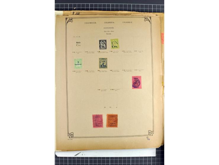 SÜDAMERIKA: 1859/1982, vorwiegend gestempelte Sammlung mit Chile, Venezuela, Bolivien mit Mi.-Nr. 4 gestempelt,  außerdem Kol