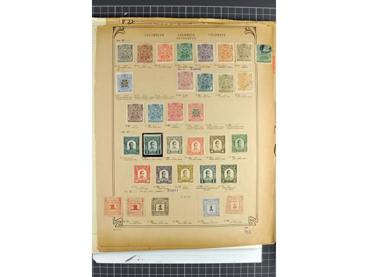 SÜDAMERIKA: 1859/1982, vorwiegend gestempelte Sammlung mit Chile, Venezuela, Bolivien mit Mi.-Nr. 4 gestempelt,  außerdem Kol