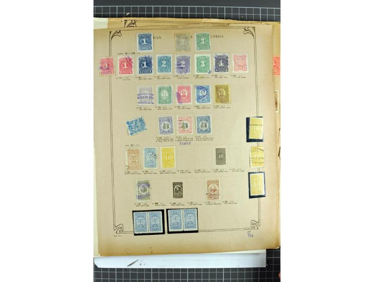 SÜDAMERIKA: 1859/1982, vorwiegend gestempelte Sammlung mit Chile, Venezuela, Bolivien mit Mi.-Nr. 4 gestempelt,  außerdem Kol