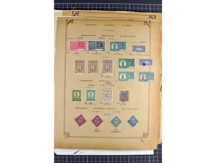 SÜDAMERIKA: 1859/1982, vorwiegend gestempelte Sammlung mit Chile, Venezuela, Bolivien mit Mi.-Nr. 4 gestempelt,  außerdem Kol