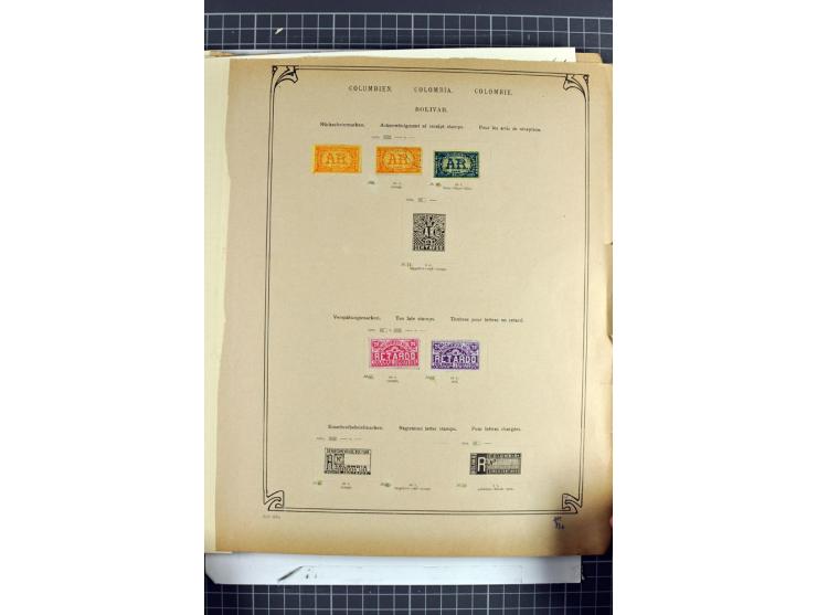 SÜDAMERIKA: 1859/1982, vorwiegend gestempelte Sammlung mit Chile, Venezuela, Bolivien mit Mi.-Nr. 4 gestempelt,  außerdem Kol