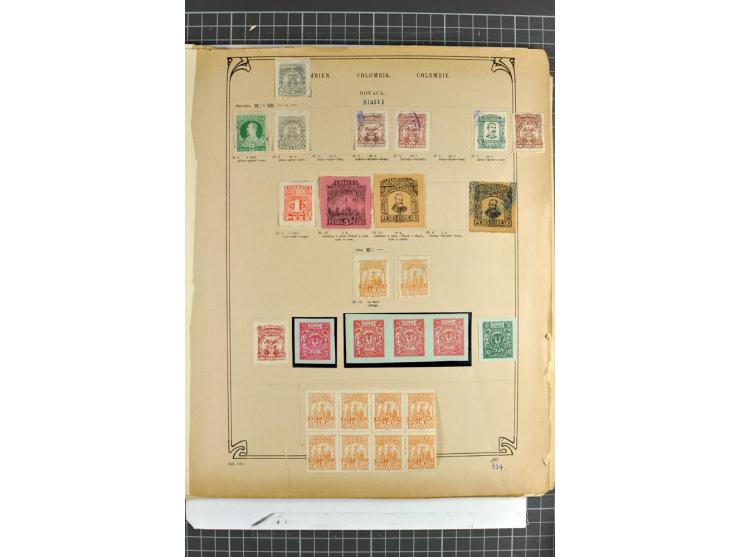 SÜDAMERIKA: 1859/1982, vorwiegend gestempelte Sammlung mit Chile, Venezuela, Bolivien mit Mi.-Nr. 4 gestempelt,  außerdem Kol