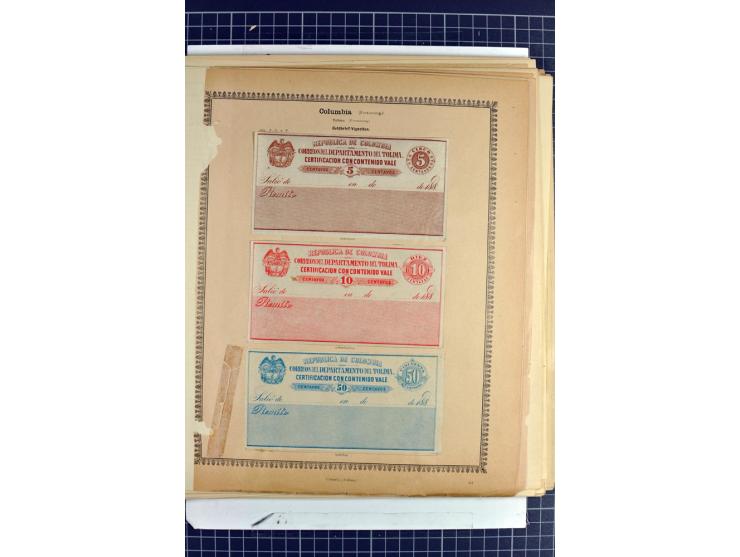 SÜDAMERIKA: 1859/1982, vorwiegend gestempelte Sammlung mit Chile, Venezuela, Bolivien mit Mi.-Nr. 4 gestempelt,  außerdem Kol