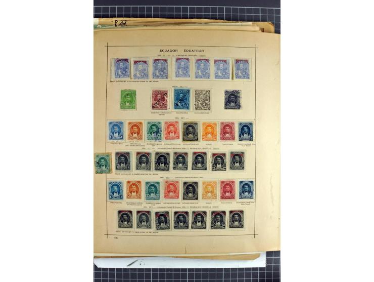 SÜDAMERIKA: 1859/1982, vorwiegend gestempelte Sammlung mit Chile, Venezuela, Bolivien mit Mi.-Nr. 4 gestempelt,  außerdem Kol