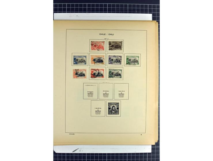 SÜDAMERIKA: 1859/1982, vorwiegend gestempelte Sammlung mit Chile, Venezuela, Bolivien mit Mi.-Nr. 4 gestempelt,  außerdem Kol