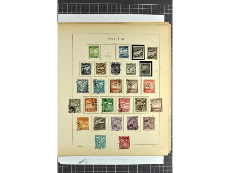 SÜDAMERIKA: 1859/1982, vorwiegend gestempelte Sammlung mit Chile, Venezuela, Bolivien mit Mi.-Nr. 4 gestempelt,  außerdem Kol