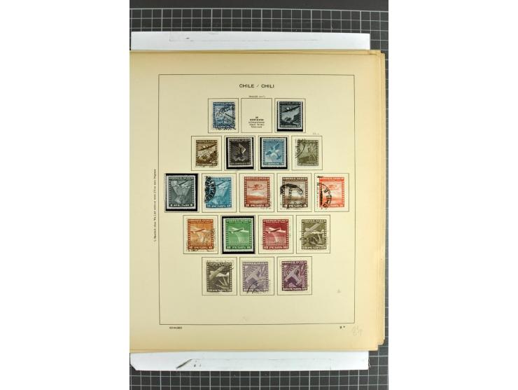 SÜDAMERIKA: 1859/1982, vorwiegend gestempelte Sammlung mit Chile, Venezuela, Bolivien mit Mi.-Nr. 4 gestempelt,  außerdem Kol