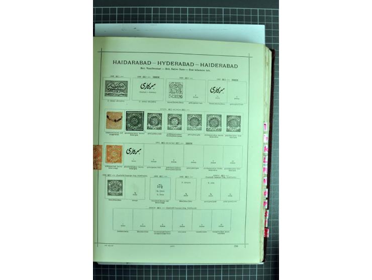 1854/1935 (ca.), ungebrauchte und gestempelte Sammlung (ohne Japan) mit besseren Ausgaben im alten Schaubek-Album, dazu Austr