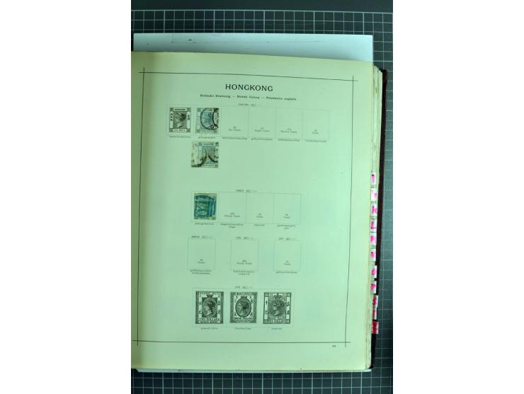 1854/1935 (ca.), ungebrauchte und gestempelte Sammlung (ohne Japan) mit besseren Ausgaben im alten Schaubek-Album, dazu Austr
