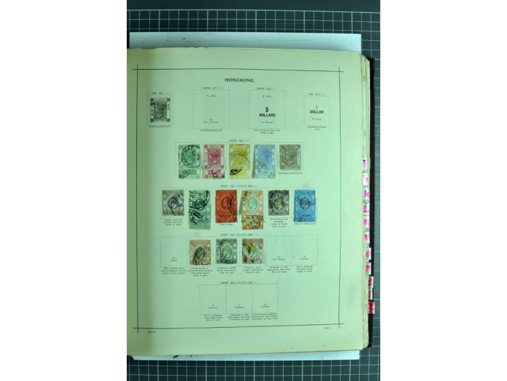 1854/1935 (ca.), ungebrauchte und gestempelte Sammlung (ohne Japan) mit besseren Ausgaben im alten Schaubek-Album, dazu Austr
