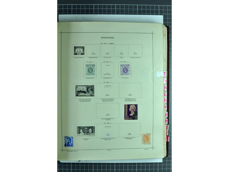 1854/1935 (ca.), ungebrauchte und gestempelte Sammlung (ohne Japan) mit besseren Ausgaben im alten Schaubek-Album, dazu Austr