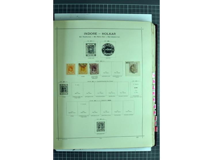 1854/1935 (ca.), ungebrauchte und gestempelte Sammlung (ohne Japan) mit besseren Ausgaben im alten Schaubek-Album, dazu Austr