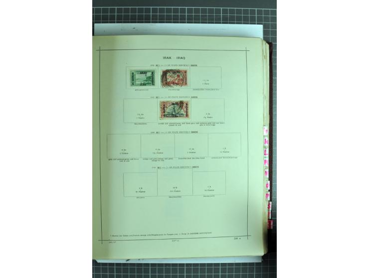 1854/1935 (ca.), ungebrauchte und gestempelte Sammlung (ohne Japan) mit besseren Ausgaben im alten Schaubek-Album, dazu Austr