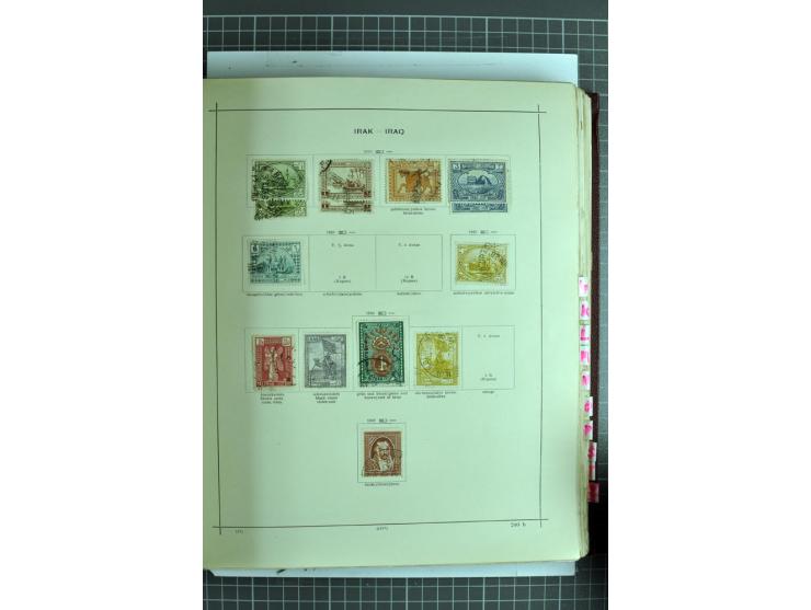 1854/1935 (ca.), ungebrauchte und gestempelte Sammlung (ohne Japan) mit besseren Ausgaben im alten Schaubek-Album, dazu Austr