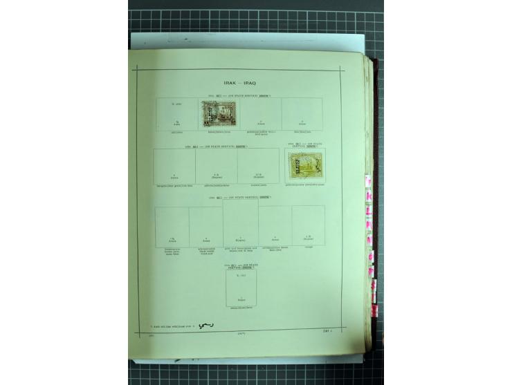 1854/1935 (ca.), ungebrauchte und gestempelte Sammlung (ohne Japan) mit besseren Ausgaben im alten Schaubek-Album, dazu Austr