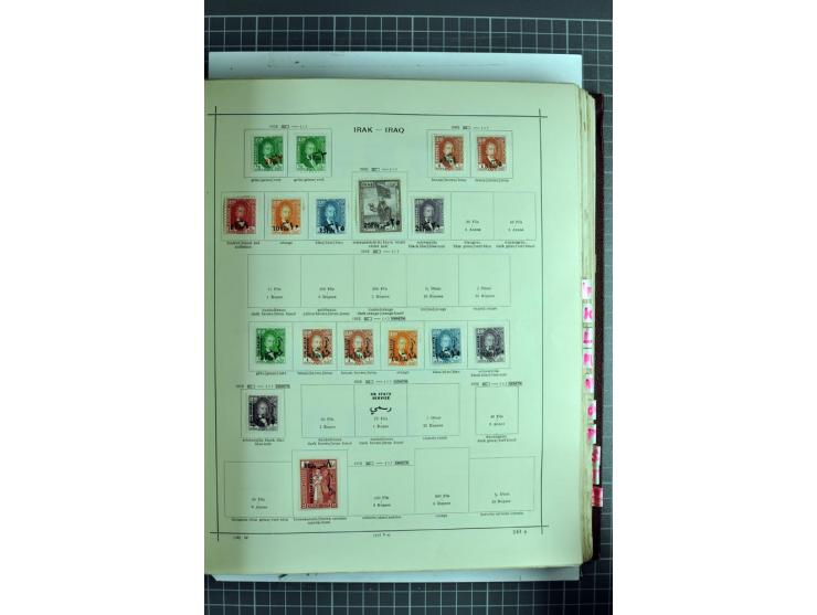 1854/1935 (ca.), ungebrauchte und gestempelte Sammlung (ohne Japan) mit besseren Ausgaben im alten Schaubek-Album, dazu Austr