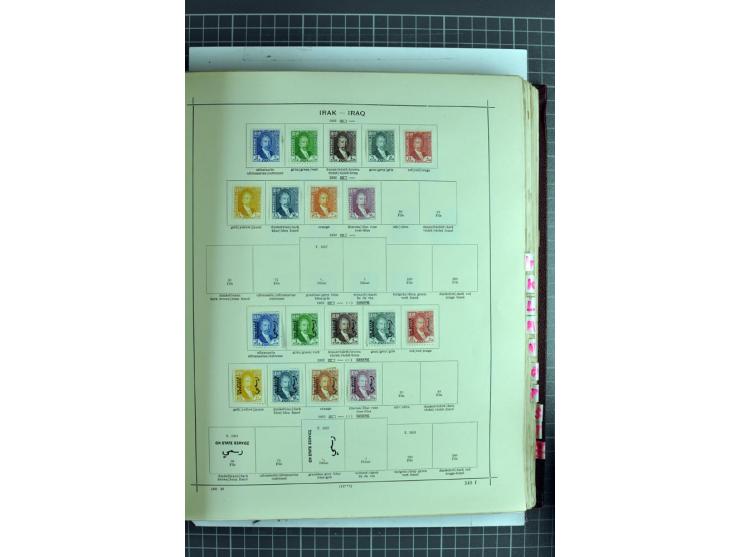 1854/1935 (ca.), ungebrauchte und gestempelte Sammlung (ohne Japan) mit besseren Ausgaben im alten Schaubek-Album, dazu Austr