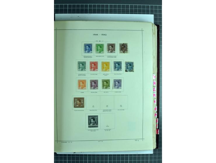 1854/1935 (ca.), ungebrauchte und gestempelte Sammlung (ohne Japan) mit besseren Ausgaben im alten Schaubek-Album, dazu Austr