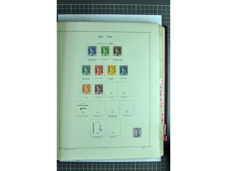 1854/1935 (ca.), ungebrauchte und gestempelte Sammlung (ohne Japan) mit besseren Ausgaben im alten Schaubek-Album, dazu Austr