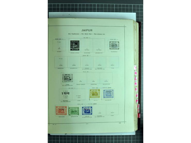 1854/1935 (ca.), ungebrauchte und gestempelte Sammlung (ohne Japan) mit besseren Ausgaben im alten Schaubek-Album, dazu Austr