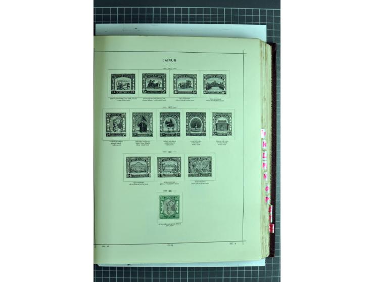1854/1935 (ca.), ungebrauchte und gestempelte Sammlung (ohne Japan) mit besseren Ausgaben im alten Schaubek-Album, dazu Austr