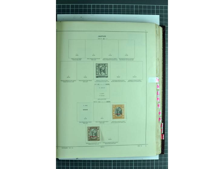 1854/1935 (ca.), ungebrauchte und gestempelte Sammlung (ohne Japan) mit besseren Ausgaben im alten Schaubek-Album, dazu Austr