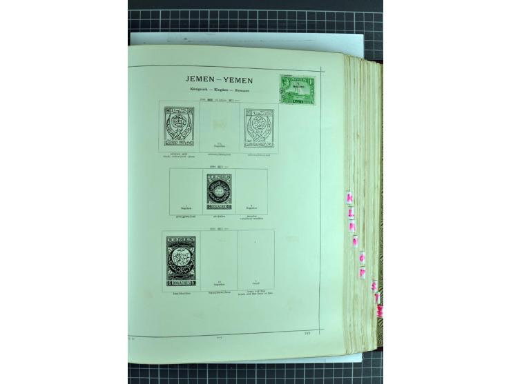 1854/1935 (ca.), ungebrauchte und gestempelte Sammlung (ohne Japan) mit besseren Ausgaben im alten Schaubek-Album, dazu Austr