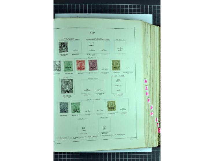 1854/1935 (ca.), ungebrauchte und gestempelte Sammlung (ohne Japan) mit besseren Ausgaben im alten Schaubek-Album, dazu Austr