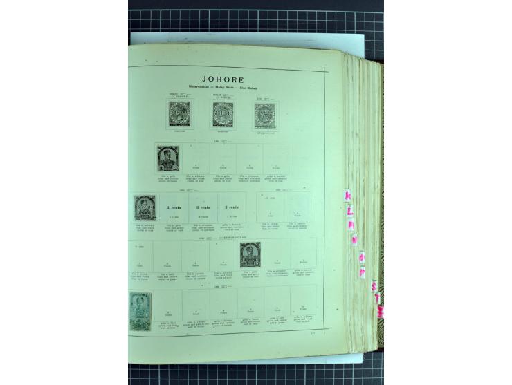 1854/1935 (ca.), ungebrauchte und gestempelte Sammlung (ohne Japan) mit besseren Ausgaben im alten Schaubek-Album, dazu Austr