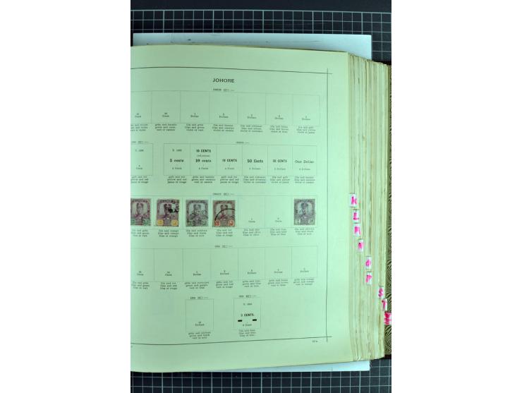 1854/1935 (ca.), ungebrauchte und gestempelte Sammlung (ohne Japan) mit besseren Ausgaben im alten Schaubek-Album, dazu Austr