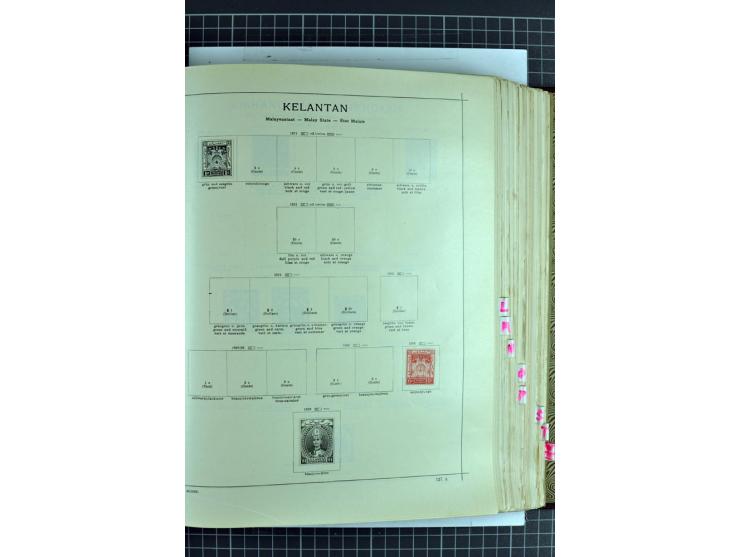 1854/1935 (ca.), ungebrauchte und gestempelte Sammlung (ohne Japan) mit besseren Ausgaben im alten Schaubek-Album, dazu Austr