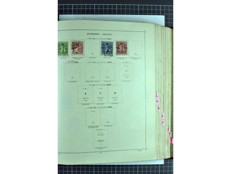 1854/1935 (ca.), ungebrauchte und gestempelte Sammlung (ohne Japan) mit besseren Ausgaben im alten Schaubek-Album, dazu Austr