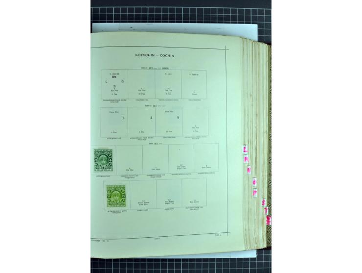 1854/1935 (ca.), ungebrauchte und gestempelte Sammlung (ohne Japan) mit besseren Ausgaben im alten Schaubek-Album, dazu Austr